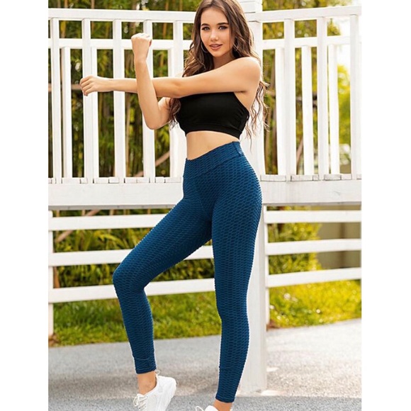 Textured Honeycomb Leggings - Picture 3 of 8